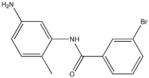 N-(5-amino-2-methylphenyl)-3-bromobenzamide Struktur