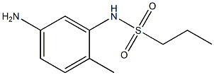 N-(5-amino-2-methylphenyl)propane-1-sulfonamide Struktur