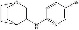 N-(5-bromopyridin-2-yl)-1-azabicyclo[2.2.2]octan-3-amine Struktur