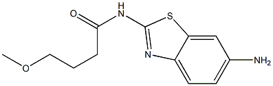 N-(6-amino-1,3-benzothiazol-2-yl)-4-methoxybutanamide Struktur