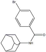 N-(adamantan-1-yl)-4-bromobenzamide Struktur