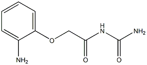 N-(aminocarbonyl)-2-(2-aminophenoxy)acetamide Struktur