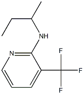 N-(butan-2-yl)-3-(trifluoromethyl)pyridin-2-amine Struktur