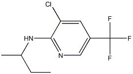 N-(butan-2-yl)-3-chloro-5-(trifluoromethyl)pyridin-2-amine Struktur