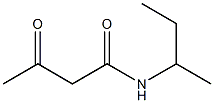 N-(butan-2-yl)-3-oxobutanamide Struktur