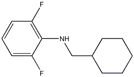 N-(cyclohexylmethyl)-2,6-difluoroaniline Struktur