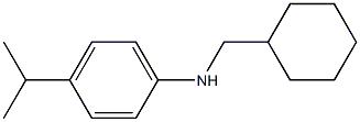 N-(cyclohexylmethyl)-4-(propan-2-yl)aniline Struktur