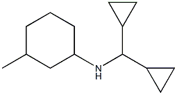 N-(dicyclopropylmethyl)-3-methylcyclohexan-1-amine Struktur