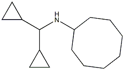 N-(dicyclopropylmethyl)cyclooctanamine Struktur