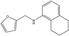 N-(furan-2-ylmethyl)-5,6,7,8-tetrahydronaphthalen-1-amine Struktur