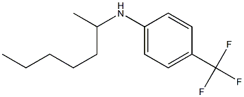 N-(heptan-2-yl)-4-(trifluoromethyl)aniline Struktur