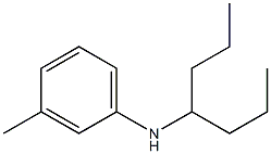 N-(heptan-4-yl)-3-methylaniline Struktur