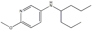 N-(heptan-4-yl)-6-methoxypyridin-3-amine Struktur