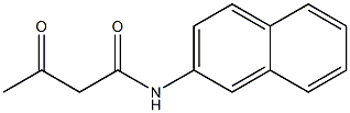 N-(naphthalen-2-yl)-3-oxobutanamide Struktur