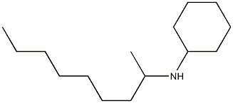 N-(nonan-2-yl)cyclohexanamine Struktur