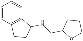 N-(oxolan-2-ylmethyl)-2,3-dihydro-1H-inden-1-amine Struktur