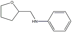 N-(oxolan-2-ylmethyl)aniline Struktur