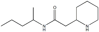 N-(pentan-2-yl)-2-(piperidin-2-yl)acetamide Struktur