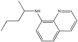 N-(pentan-2-yl)quinolin-8-amine Struktur