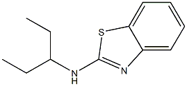 N-(pentan-3-yl)-1,3-benzothiazol-2-amine Struktur