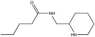 N-(piperidin-2-ylmethyl)pentanamide Struktur