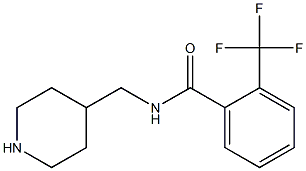 N-(piperidin-4-ylmethyl)-2-(trifluoromethyl)benzamide Struktur