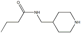 N-(piperidin-4-ylmethyl)butanamide Struktur