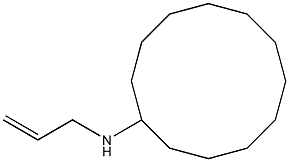 N-(prop-2-en-1-yl)cyclododecanamine Struktur