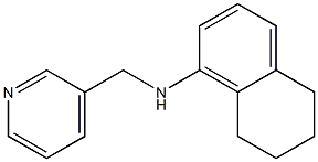 N-(pyridin-3-ylmethyl)-5,6,7,8-tetrahydronaphthalen-1-amine Struktur