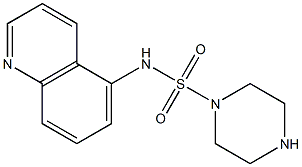 N-(quinolin-5-yl)piperazine-1-sulfonamide Struktur