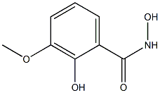 N,2-dihydroxy-3-methoxybenzamide Struktur