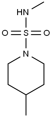 N,4-dimethylpiperidine-1-sulfonamide Struktur