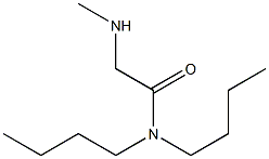 N,N-dibutyl-2-(methylamino)acetamide Struktur