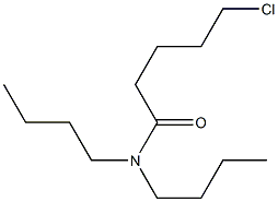 N,N-dibutyl-5-chloropentanamide Struktur