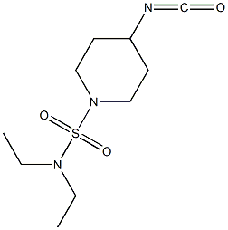 N,N-diethyl-4-isocyanatopiperidine-1-sulfonamide Struktur