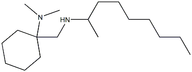 N,N-dimethyl-1-[(nonan-2-ylamino)methyl]cyclohexan-1-amine Struktur