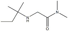 N,N-dimethyl-2-[(2-methylbutan-2-yl)amino]acetamide Struktur