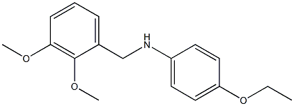 N-[(2,3-dimethoxyphenyl)methyl]-4-ethoxyaniline Struktur