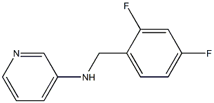 N-[(2,4-difluorophenyl)methyl]pyridin-3-amine Struktur