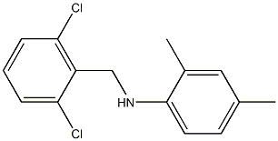 N-[(2,6-dichlorophenyl)methyl]-2,4-dimethylaniline Struktur