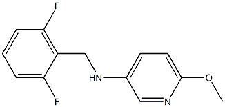 N-[(2,6-difluorophenyl)methyl]-6-methoxypyridin-3-amine Struktur