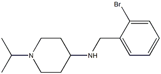 N-[(2-bromophenyl)methyl]-1-(propan-2-yl)piperidin-4-amine Struktur