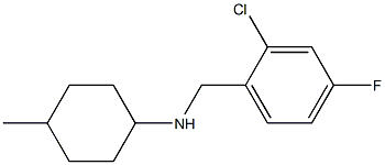 N-[(2-chloro-4-fluorophenyl)methyl]-4-methylcyclohexan-1-amine Struktur