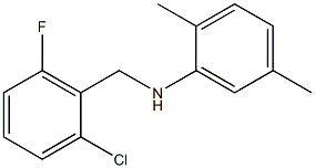 N-[(2-chloro-6-fluorophenyl)methyl]-2,5-dimethylaniline Struktur