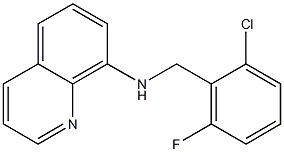 N-[(2-chloro-6-fluorophenyl)methyl]quinolin-8-amine Struktur