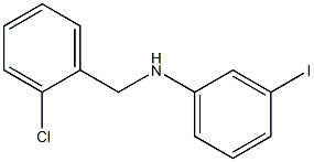 N-[(2-chlorophenyl)methyl]-3-iodoaniline Struktur