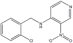 N-[(2-chlorophenyl)methyl]-3-nitropyridin-4-amine Struktur