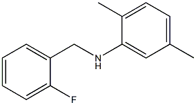 N-[(2-fluorophenyl)methyl]-2,5-dimethylaniline Struktur