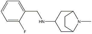 N-[(2-fluorophenyl)methyl]-8-methyl-8-azabicyclo[3.2.1]octan-3-amine Struktur