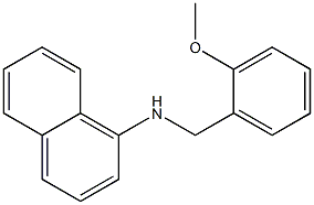 N-[(2-methoxyphenyl)methyl]naphthalen-1-amine Struktur